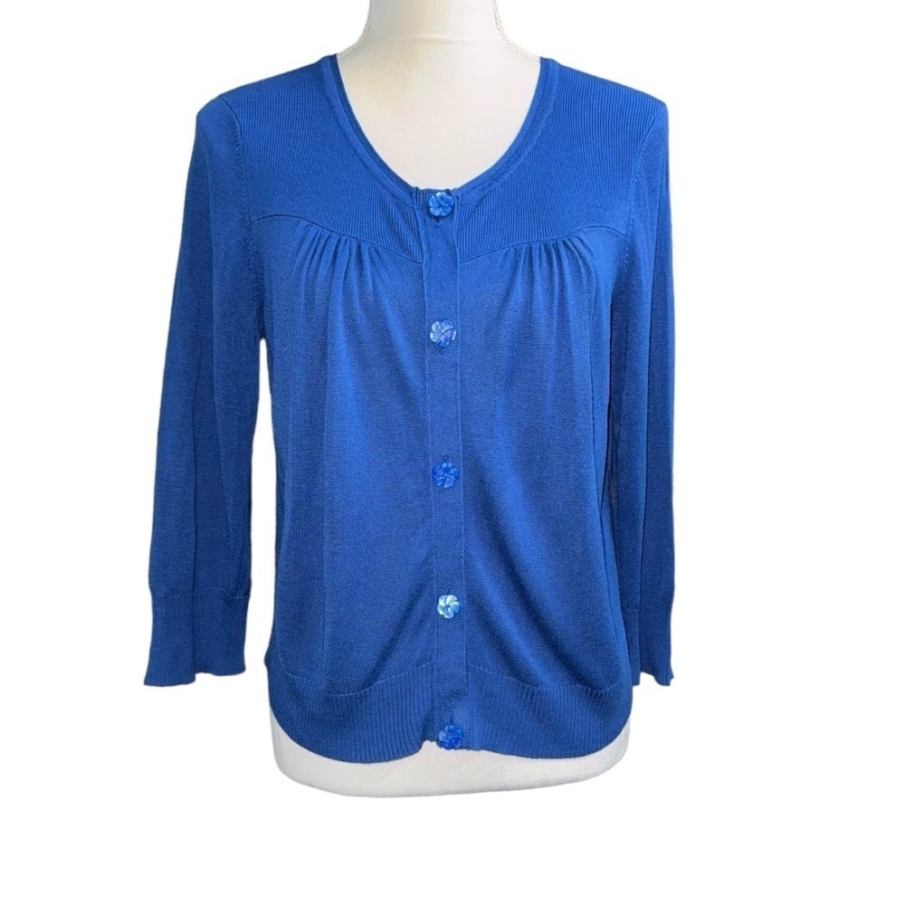 Lucky Brand (EUC) Cropped Cardigan, Size Large - Picture 9 of 11